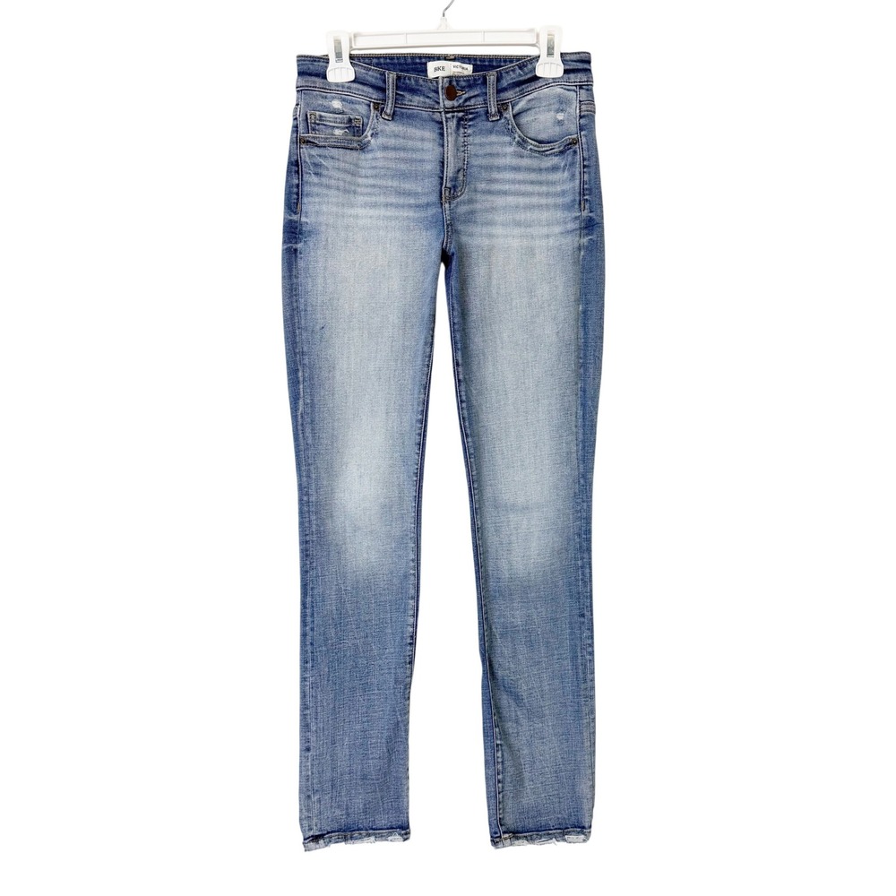 BKE Victoria Universal Fit Mid Rise Straight Jeans Women's 27 Full Length